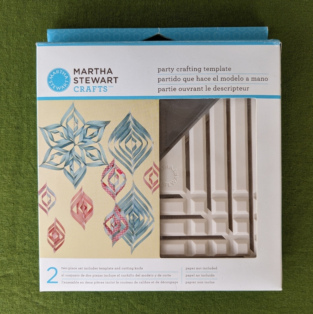 Martha Stewart Template Ornament Large Spiral